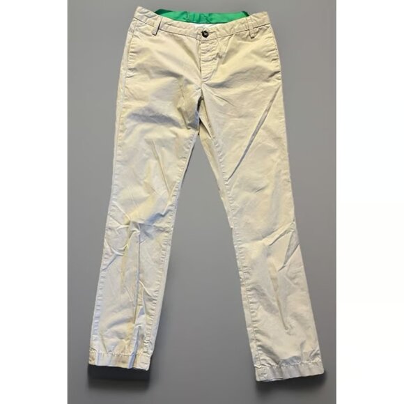 Acne Studios Chino Tailored Trousers Street Wear Pants Gin Beige Mens 29x32 - Picture 1 of 4